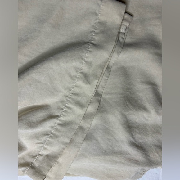 Aerie cream Anytime High waisted trouser with wide leg. Size XL - Picture 8 of 9